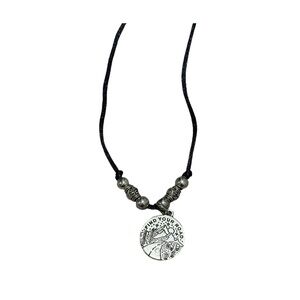 Find your road adjustable beaded necklace